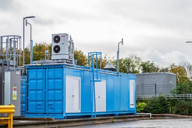 Photo of IMI electrolyzer