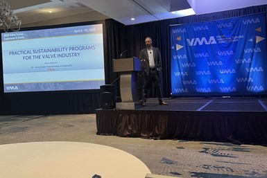 Bray's Mitchell Anderson offers keynote at Valve Manufacturers Association Valve Forum