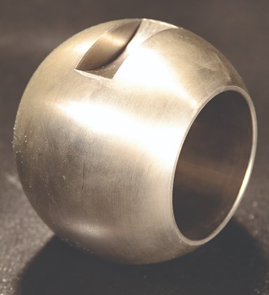 A ball valve
